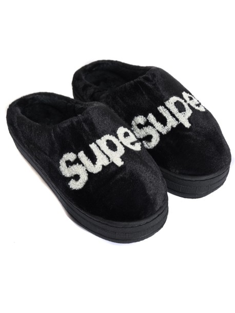 Papuci negri Super