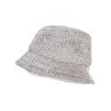 Palarie bucket in gri deschis