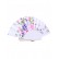 Evantai din satin cu motive florale 1