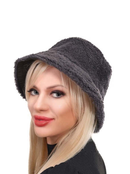 Palarie bucket in gri