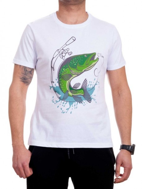 Tricou pentru barbati alb si verde - vanzari М
