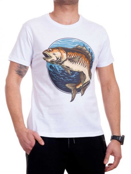 Tricou pentru barbati alb - vanzari М
