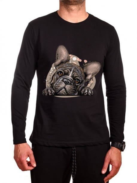 Bluza pentru barbati negru - vanzari L