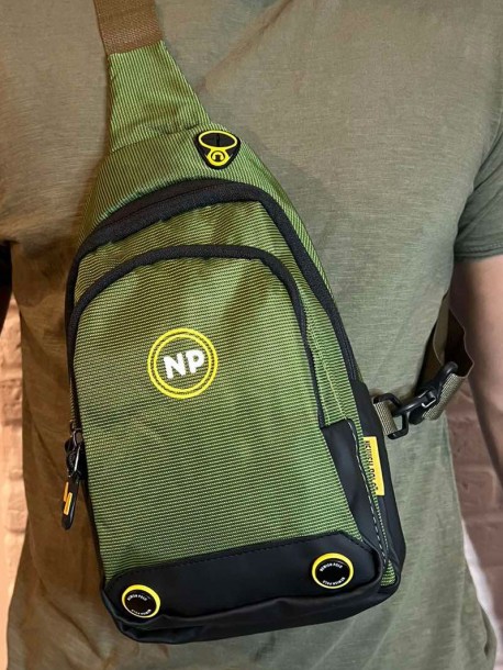 Geanta pentru barbati din stofa verde NP