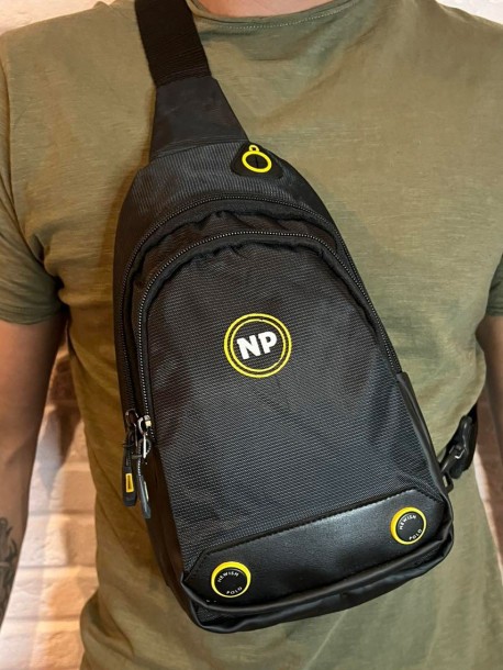 Geanta de umar neagra pentru barbati NP