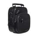 Geanta din piele ecologica pentru barbati Vintage Polo - mic, negru