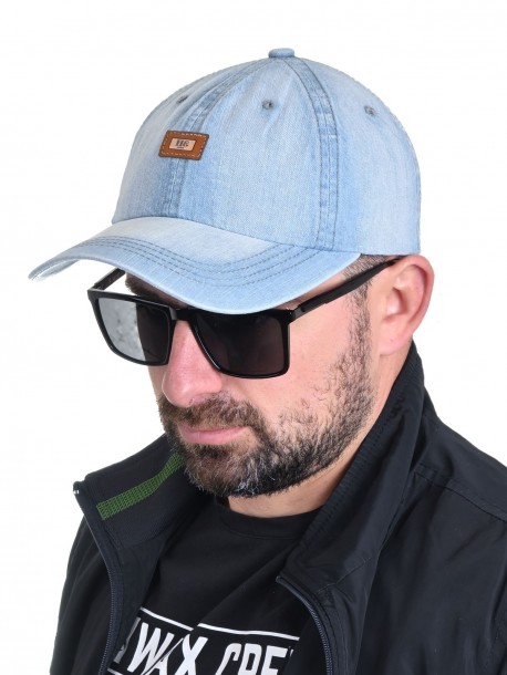 Șapcă cu cozoroc din denim lejer