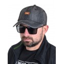 Șapcă din denim cu varf - neagra