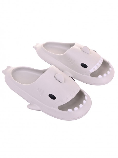 Papuci gri pentru copii Shark