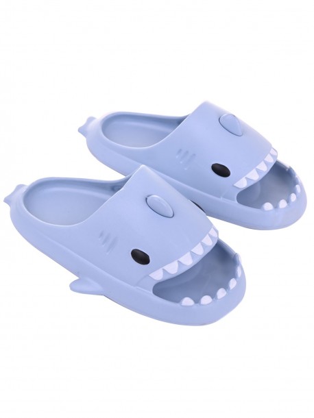Papuci copii Shark albastru deschis