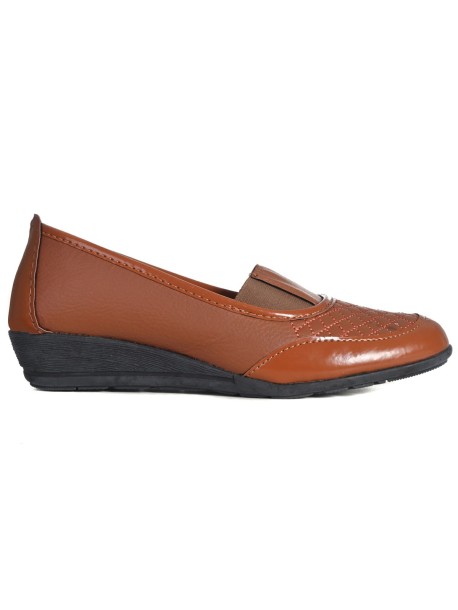 Pantofi cu platforma - maro