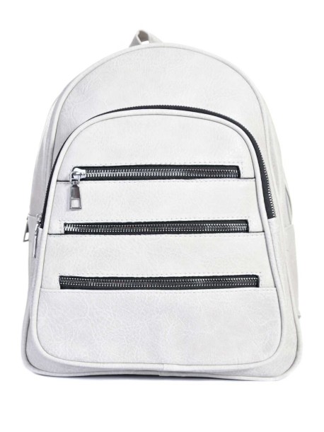 Rucsac din imitatie de piele - gri