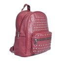 Rucsac de dama cu capse - burgundy