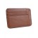 Portcard din piele de culoare maro deschis Mod 55 2