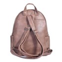 Rucsac de dama cu capse - bej