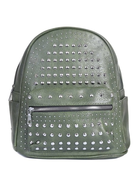 Rucsac de dama cu capse - verde
