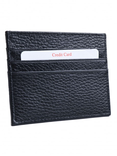 Portcard din piele naturală - negru Mod 65 - 1