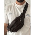 Borsetă bărbătească din piele naturală de culoare maro
