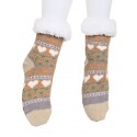 Șosete pufoase pentru casă cu fleece