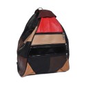 Rucsac de dama din piele naturala cu elemente camel