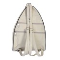 Rucsac de dama din piele - crem