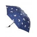 Umbrelă albastră cu fluturi