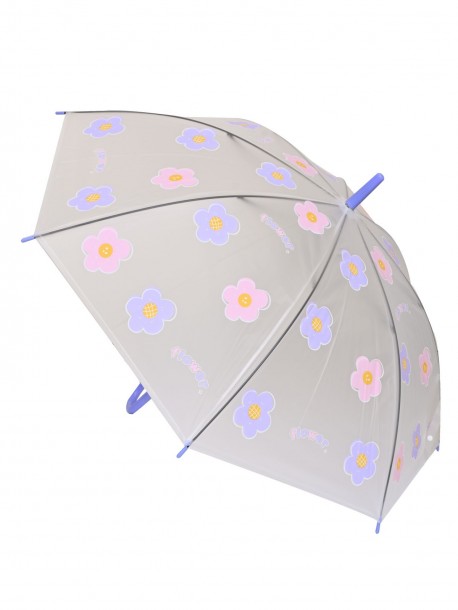 Umbrelă cu flori pentru copii - violet