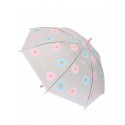 Umbrelă cu flori pentru copii - roz