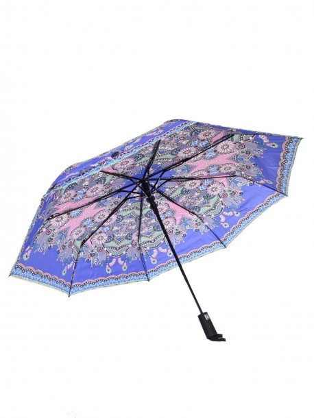 Umbrelă colorată pentru femei - albastră 041