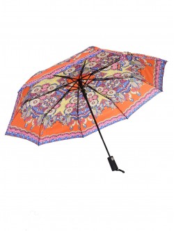 Umbrelă colorată pentru femei - portocalie