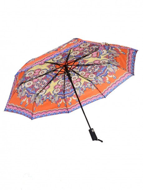 Umbrelă colorată pentru femei - portocalie 041