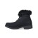 Botine de dama cu puf - negru