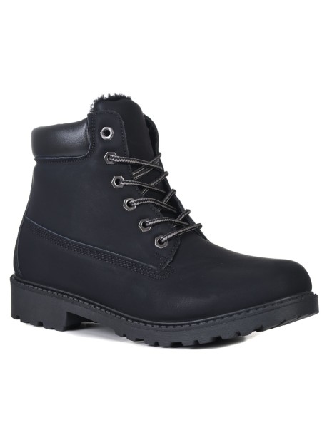 Botine de iarnă de damă în negru