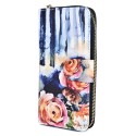 Portofel de dama cu motive florale