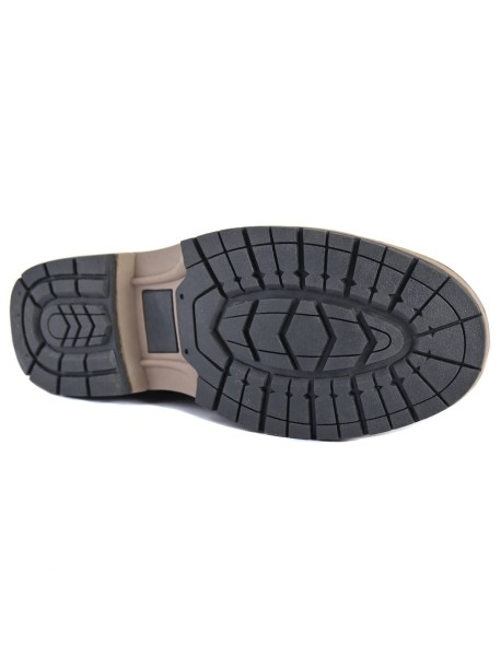 Botine maro pentru barbati cu sireturi