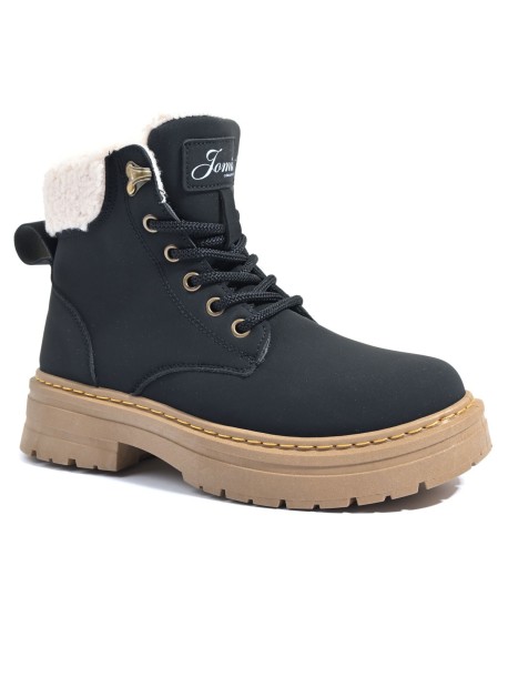 Botine de iarna dama - negru