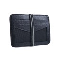 Portcard cu bandă elastică - negru