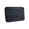 Portcard din piele - de culoare neagră