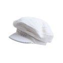 Beretă de damă angora - albă