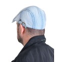 Bască din denim albastru deschis