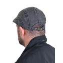 Bască din denim pentru bărbați - neagră