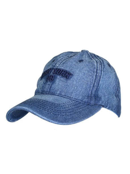 Șapcă din denim New York albastru