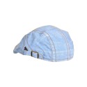 Bască din denim - albastru deschis
