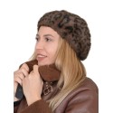 Pălărie elegantă de damă - maro