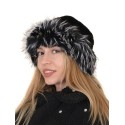 Căciulă de iarnă cu bor negru