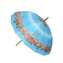 Umbrelă elegantă de damă cu flori