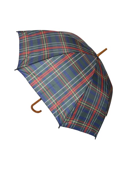 Umbrelă de ploaie în carouri - Culoare verde