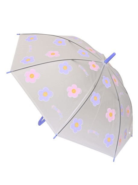 Umbrelă cu flori pentru copii - violet