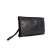 Clutch bărbătesc negru din piele naturală