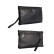 Clutch bărbătesc negru din piele naturală